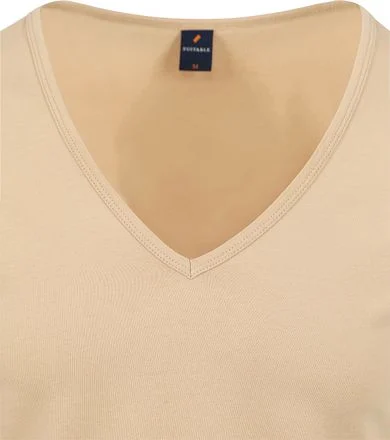 Suitable Vitaru Onzichtbaar Ondershirt Diepe V-Hals 2-Pack 160-2 DeepV strech Khaki kopen