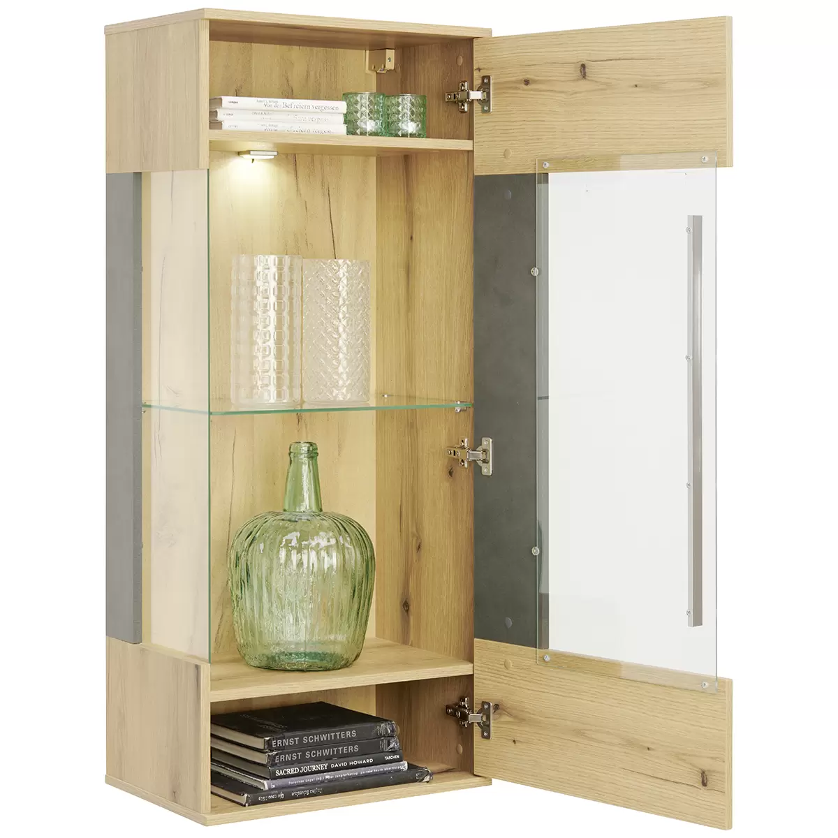 Hängevitrine Limit braun,anthrazit