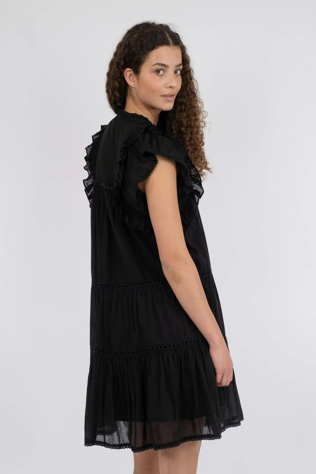 Neo Noir Jamma S Voile Dress black