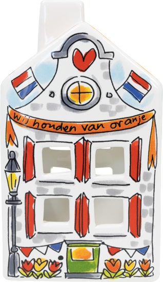 Blond Amsterdam waxinelichthouder lighthouse Hollands Glorie multi