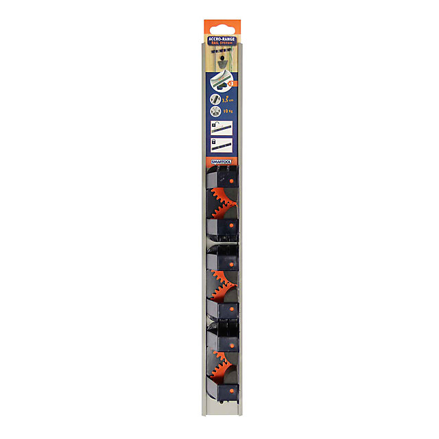 Support de rangement accro-range L. 50,5 cm, gris foncé