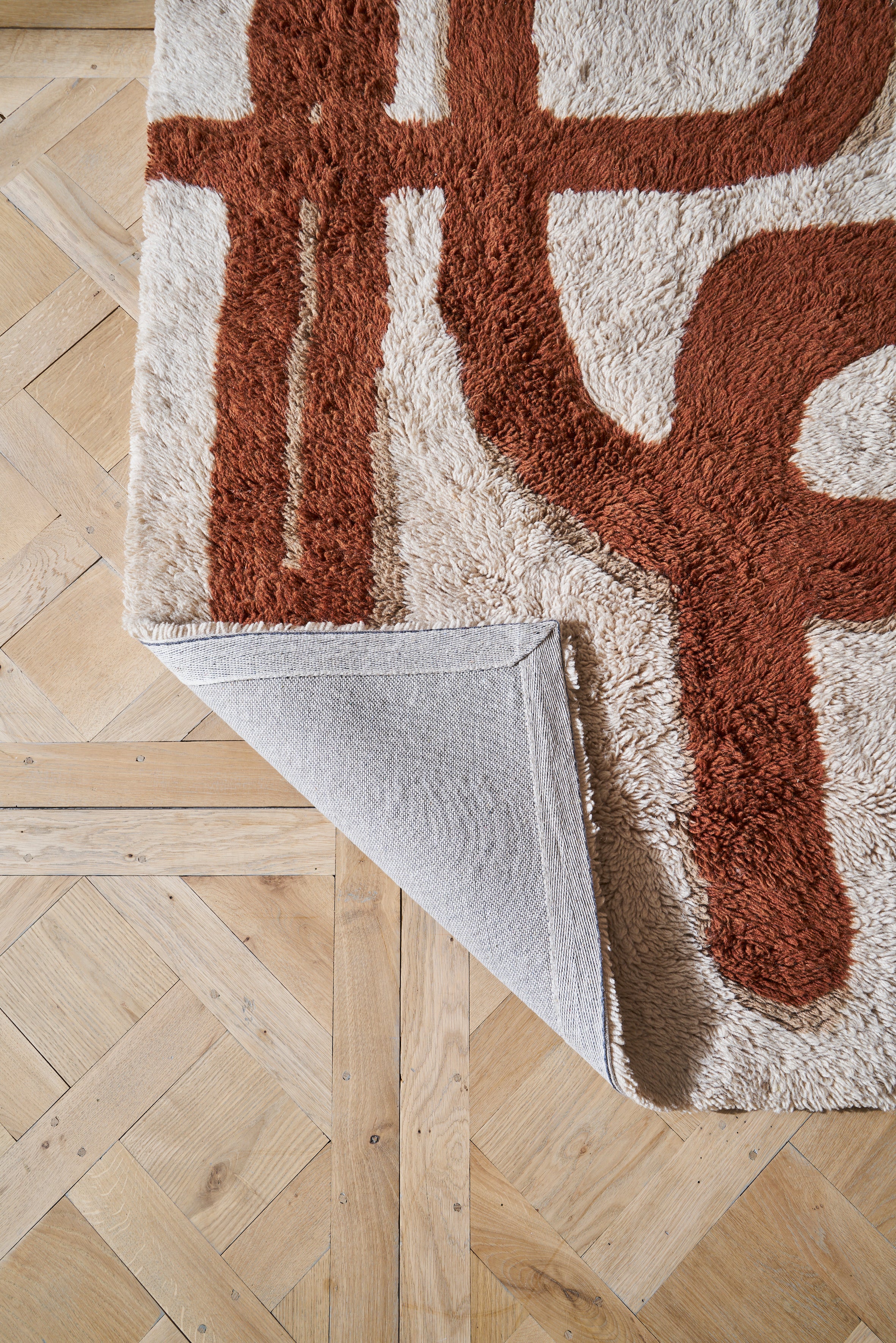 Collection exclusive Cyrillus X Homata - Tapis tufté en laine TABAH