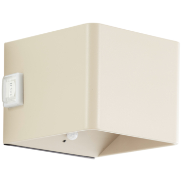 Brilliant draadloze wandlamp Iseo beige 4W met sensor