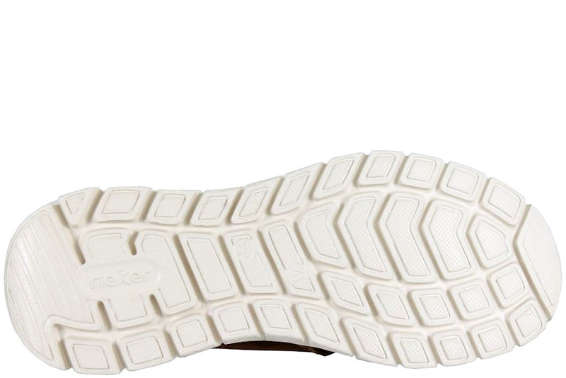 RIEKER HYTTESKO I BRUNT OLIERET NUBUCK