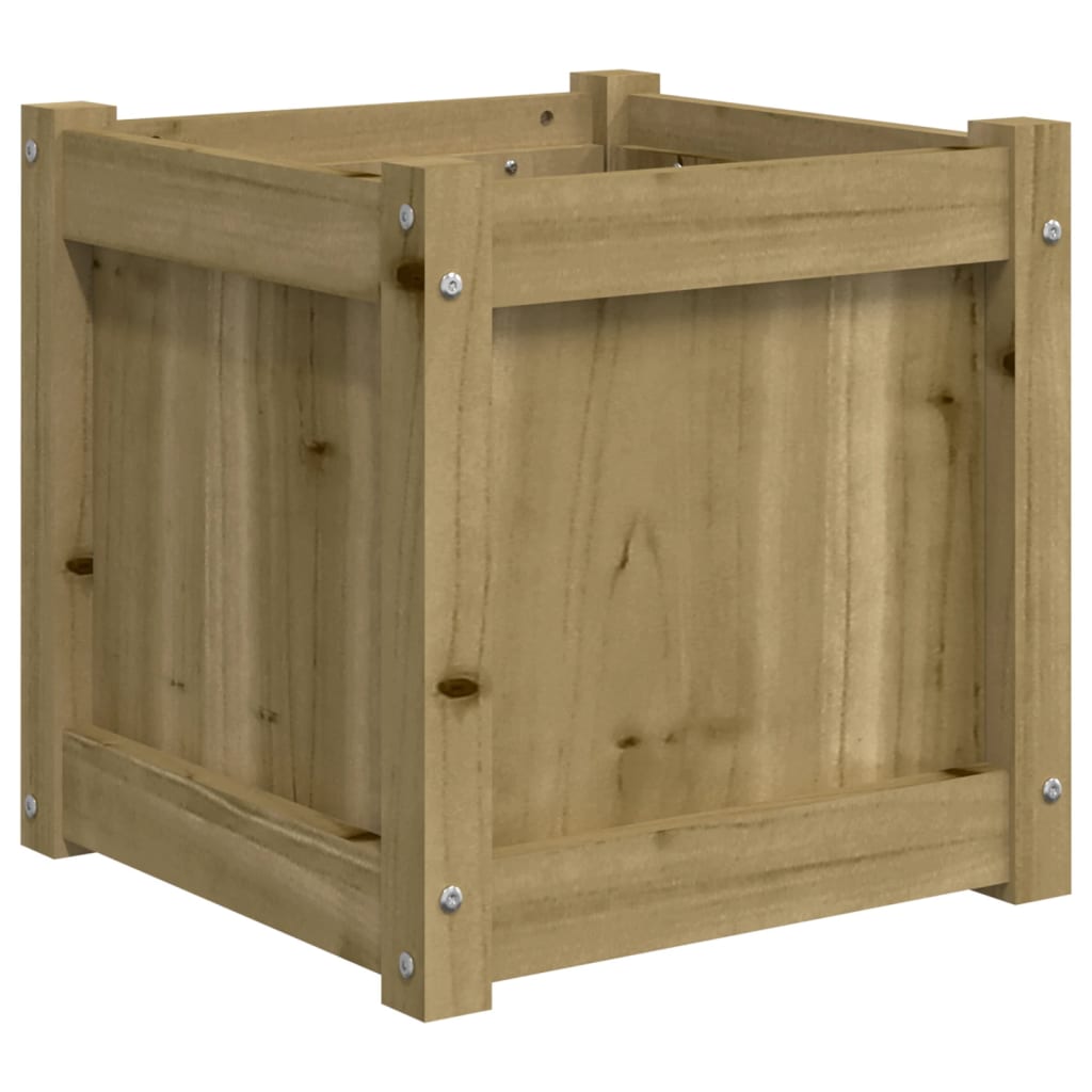 Jardinières 2 pcs bois de pin imprégné