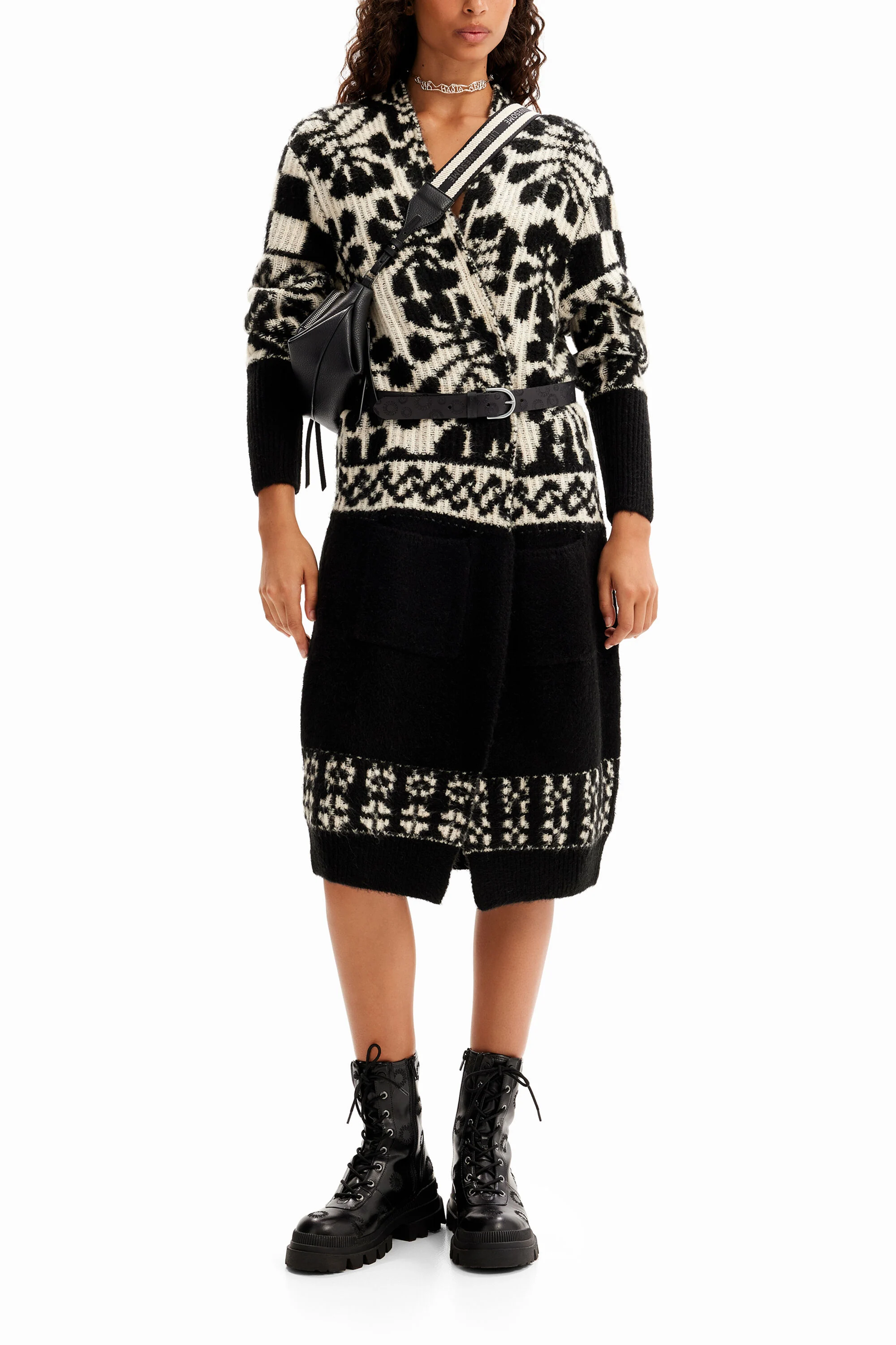 Cárdigan largo oversize M. Christian Lacroix