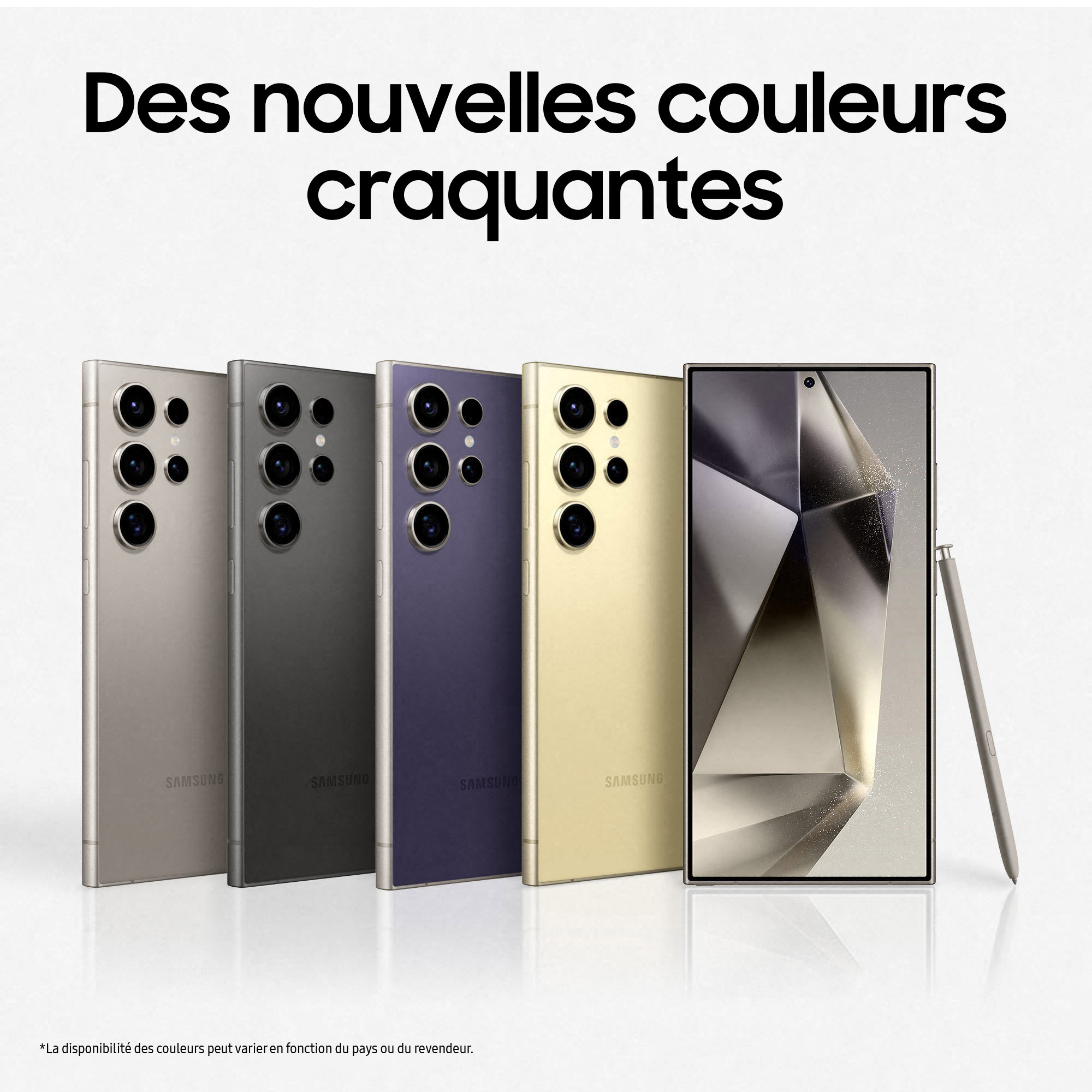 Samsung Galaxy S24 Ultra - 5G - 12/512 Go - Ambre