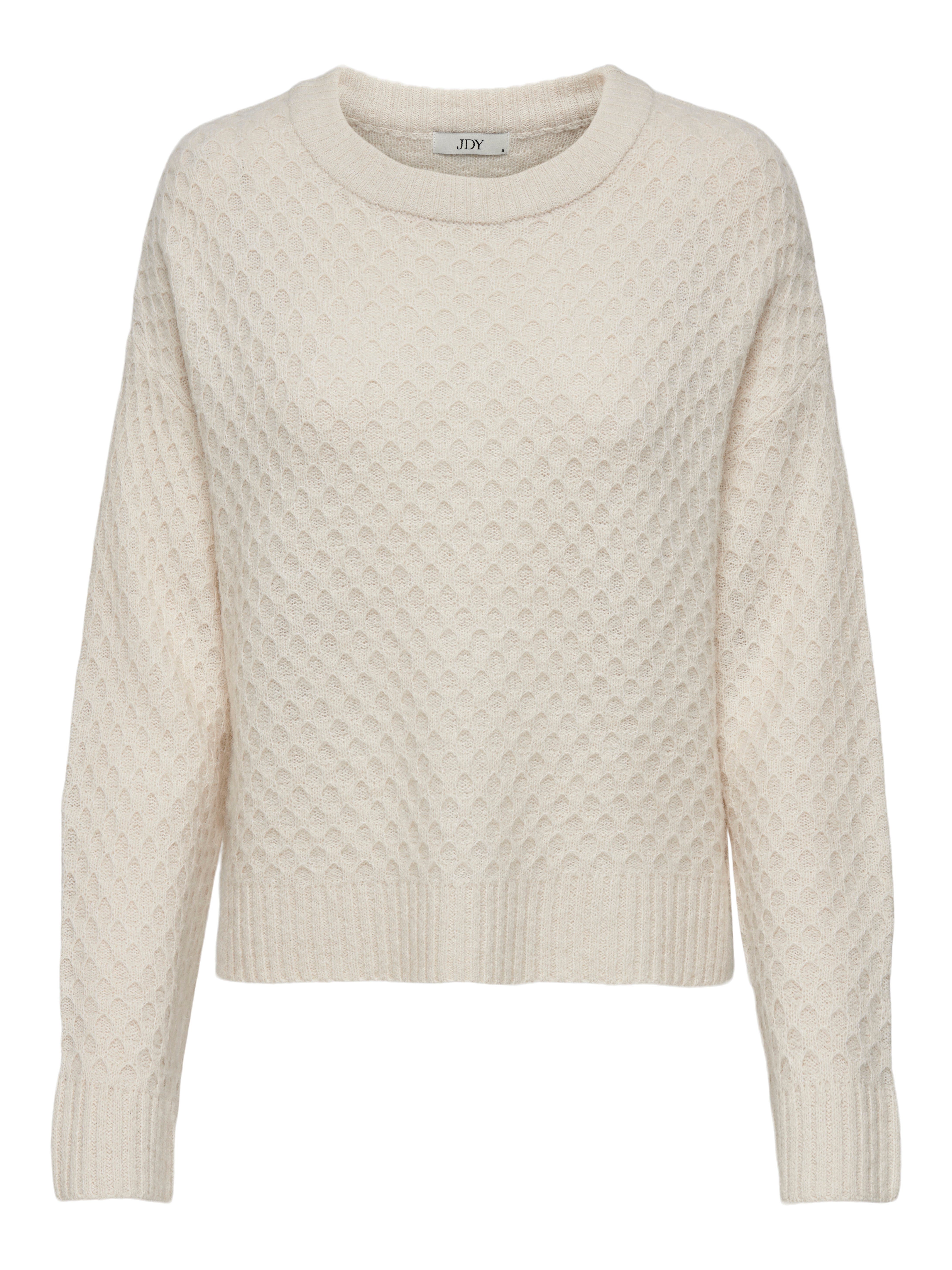 JDYBIGUM Strickpullover Whitecap Gray