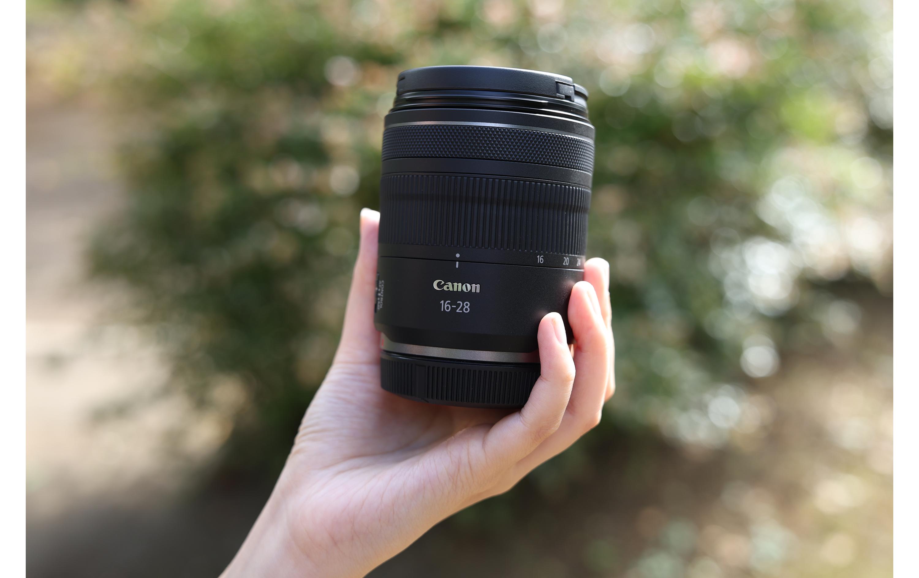 Zoomobjektiv RF 16-28mm F/2.8 IS STM Canon RF<br>Kompaktes Ultraweitwinkel-Zoom mit schneller Blende und Bildstabilisierung