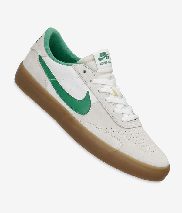 Nike SB Heritage Vulc Schuh (summit white lucky green)