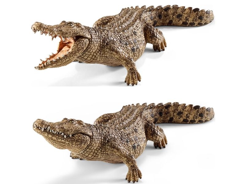 Schleich Spielzeugfigur Wild Life Krokodil Spielzeug-Tierfigur