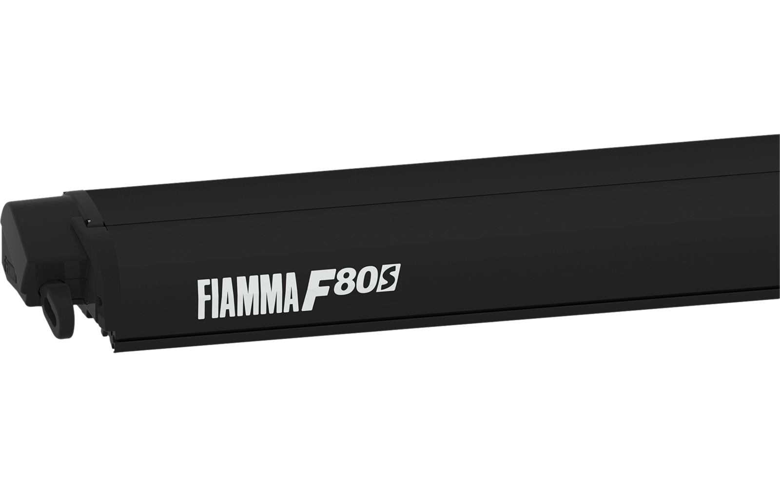 Fiamma F80s 320 Ducato Paket Markise inkl. Adapter Gehäusefarbe Deep Black Tuchfarbe Royal Grey 320 cm
