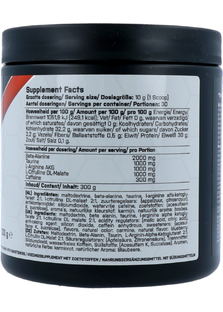 XXL Nutrition Blast! Pre Workout - Fruit Punch 300GR
