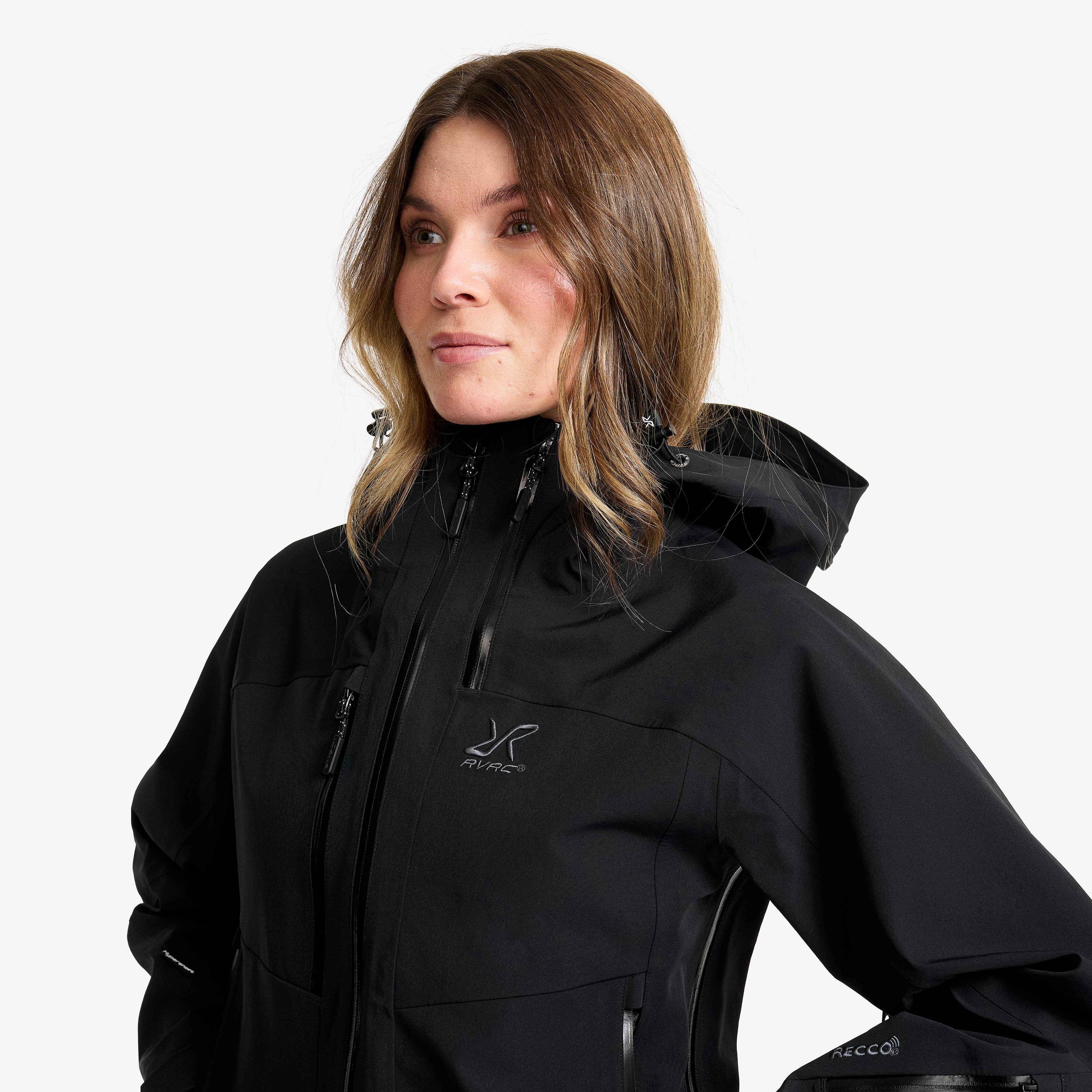 Cyclone 3L Shell Jacket Dame Black