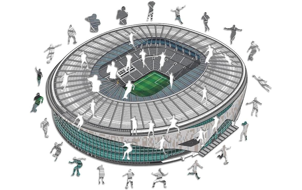 Puzzle »Iconic Tottenham Hotspur FC – Stadium« Holzart: Birke (Herkunftsland: China)