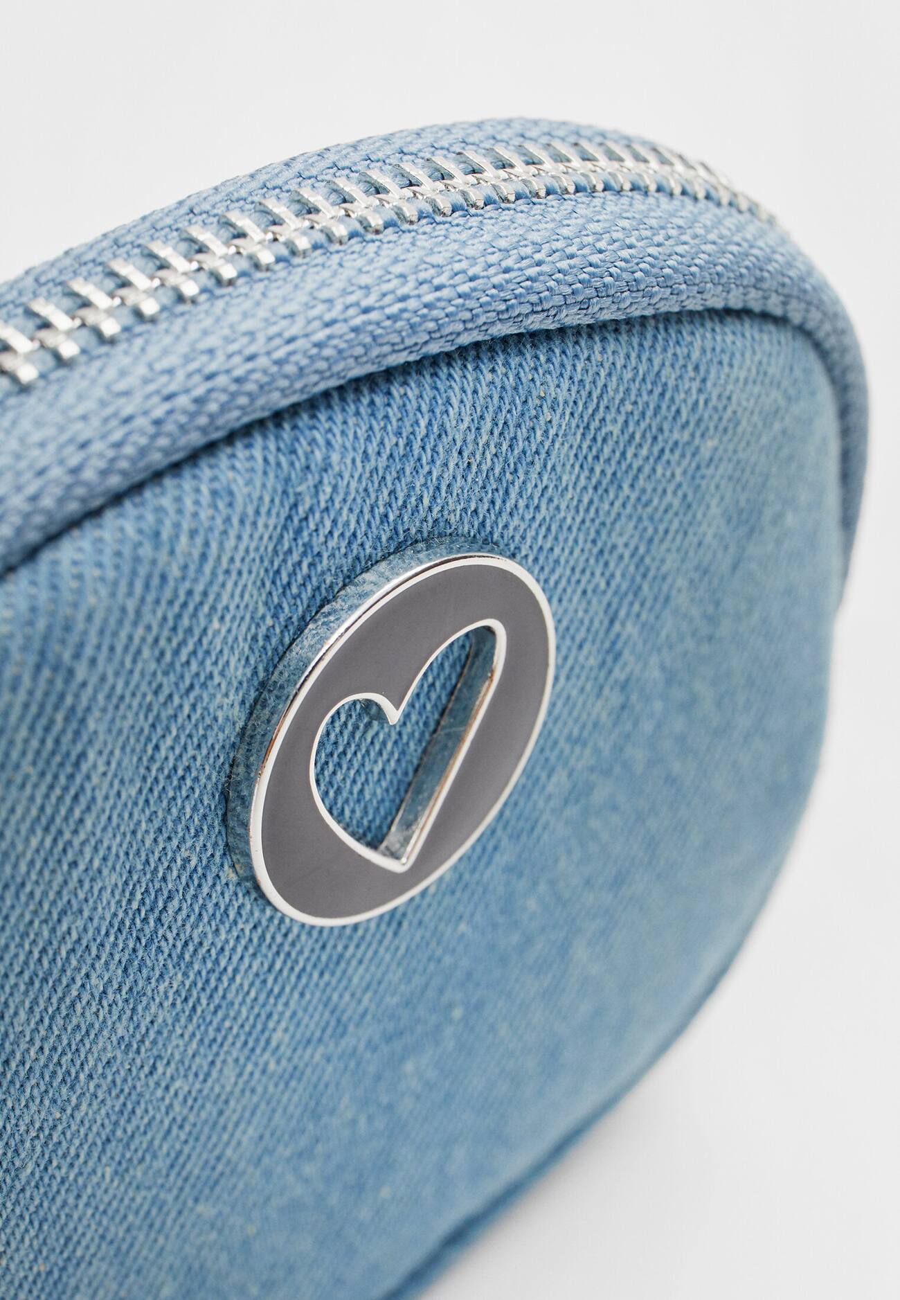 Bolsa oval de brim