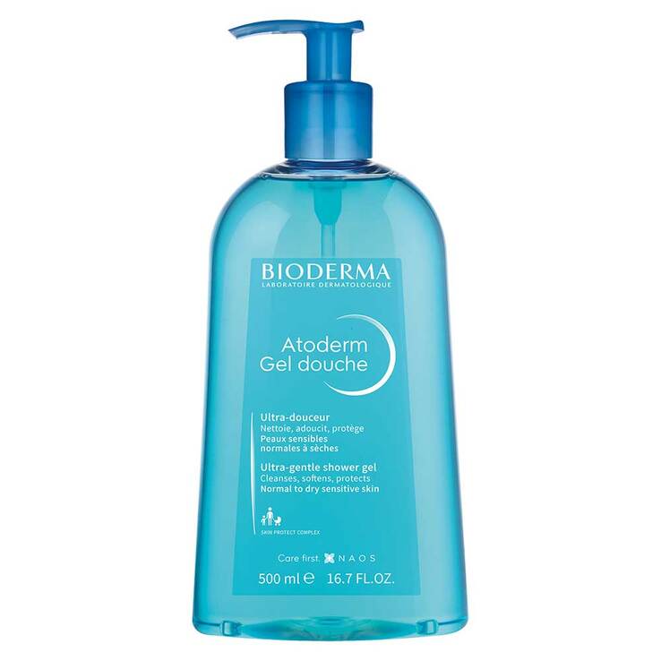 Bioderma Atoderm Gel Douche für trockene, empfindliche Haut, 500 ml