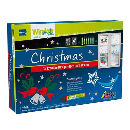 KREUL Schablonierfarben Home Design Window Style Set Christmas