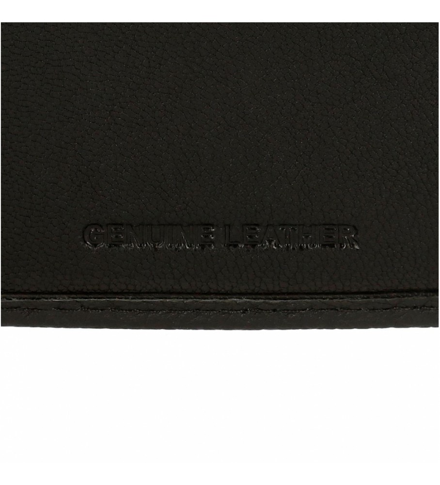 Bolsa Joumma Cartera Adept Kurt Preto - 11 x 8 x 1 cm