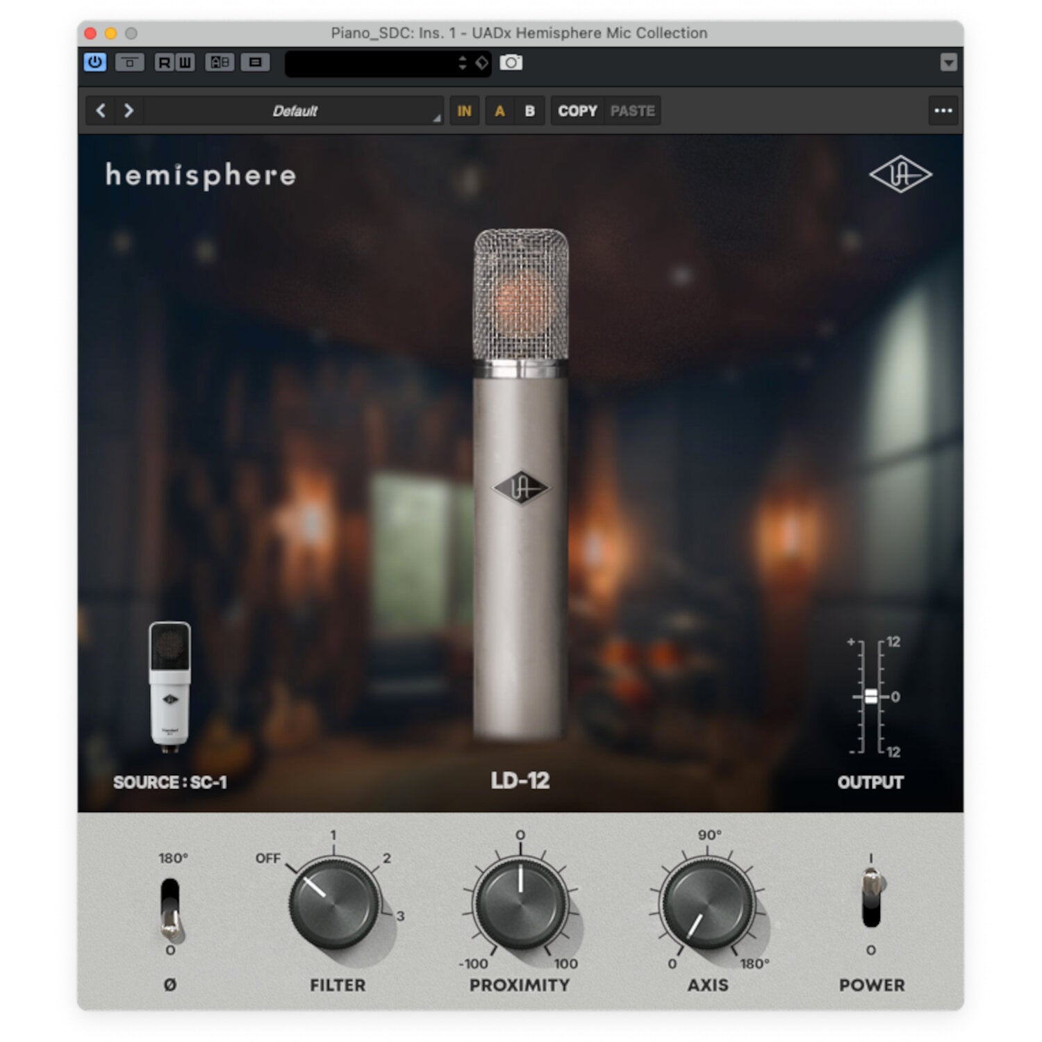 Universal Audio SC-1 grootmembraan condensatormicrofoon