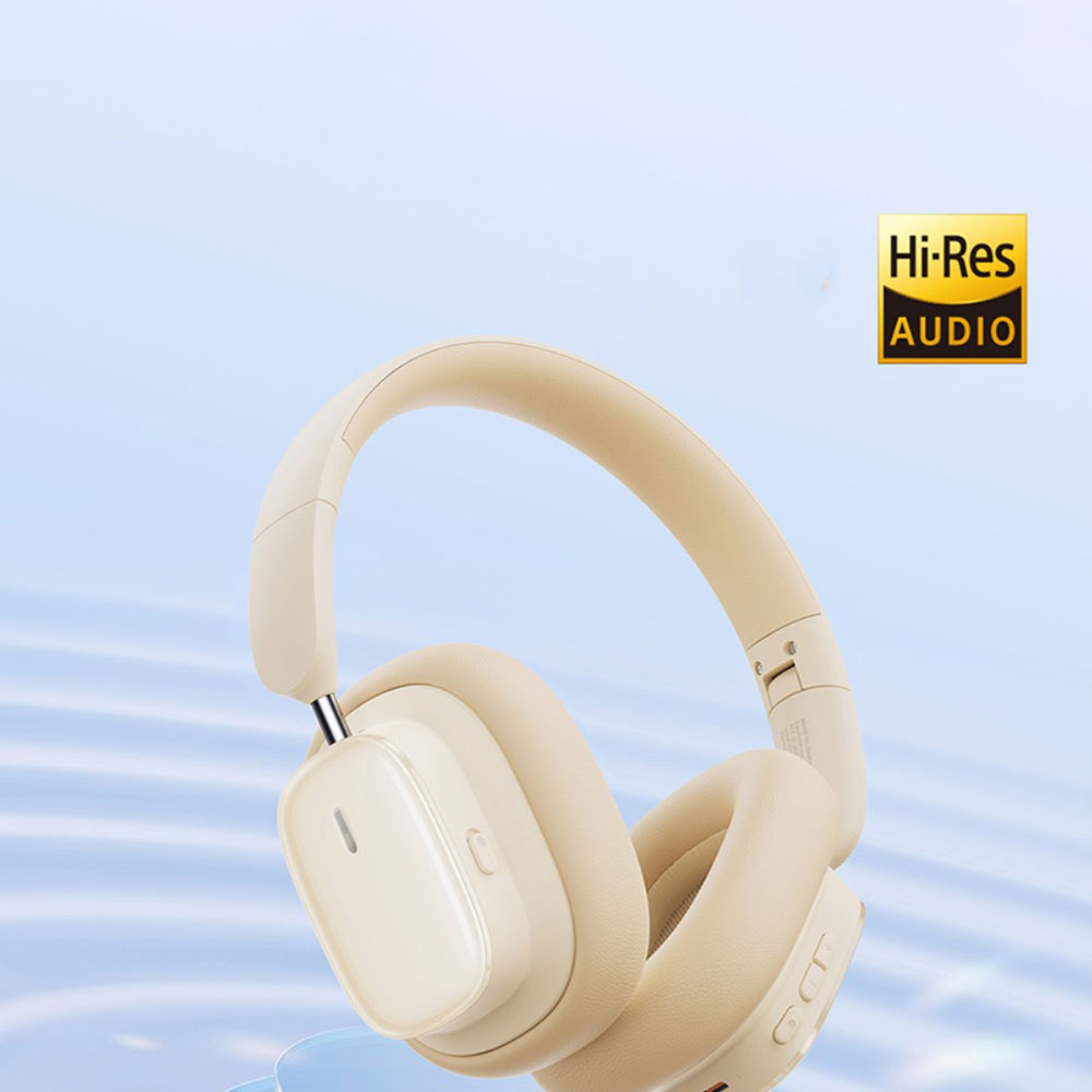 Bowie H1i ANC Over-Ear Bluetooth 5.3 Kopfhörer Hi-Res Headset mit 3.5mm Klinke   Active Noise Cancelling (A00050402223-00) - Beige