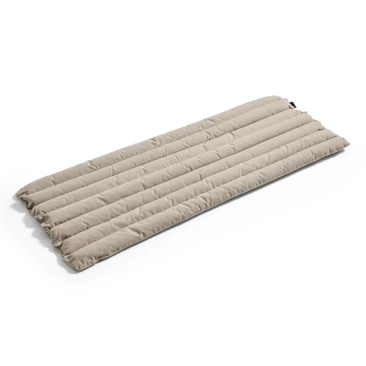 HAY - Traverse Quilted Sitzkissen für Lounge Outdoor Bank, beige sand