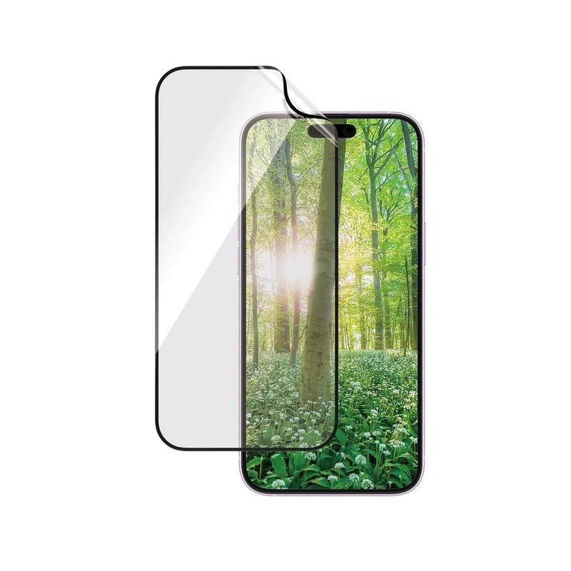 iPhone 16 / iPhone 15 Eco Matrix Ultra Wide Fit Displayschutzfolie aus Recycelten Materialien (2871)