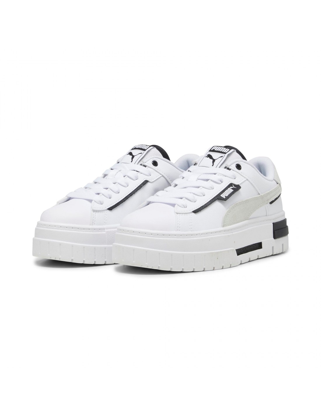 puma Sneakers compensées mayze crashed wht/blk