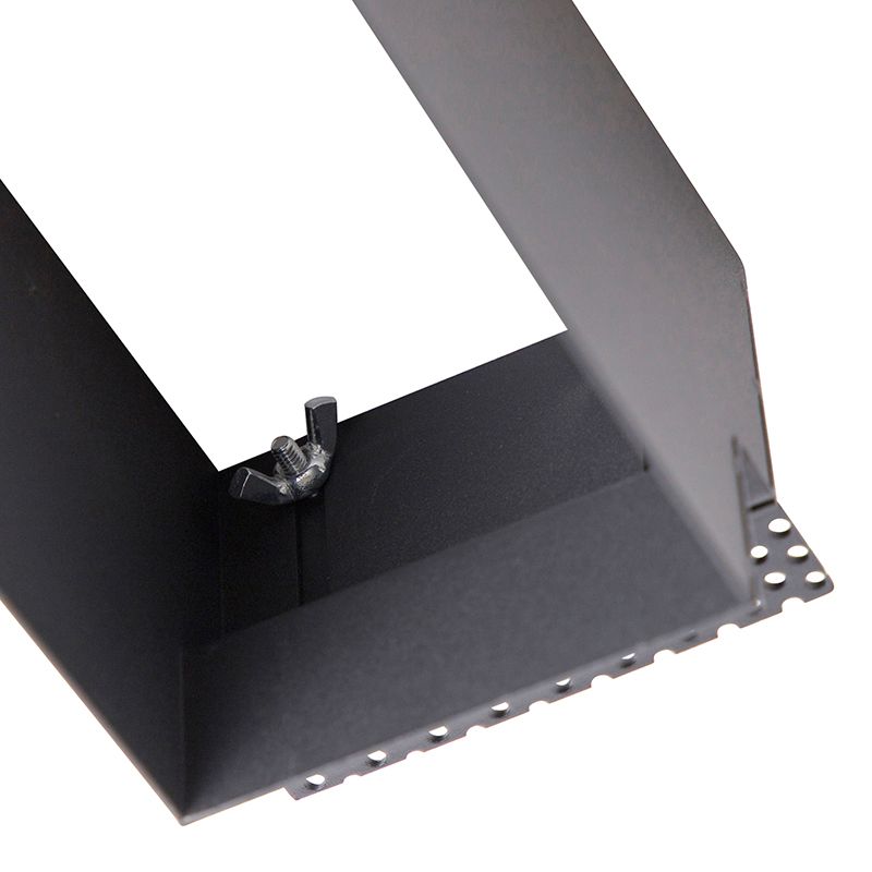 Inbouwspot zwart draai- en kantelbaar Trimless 2-lichts - Oneon Honey