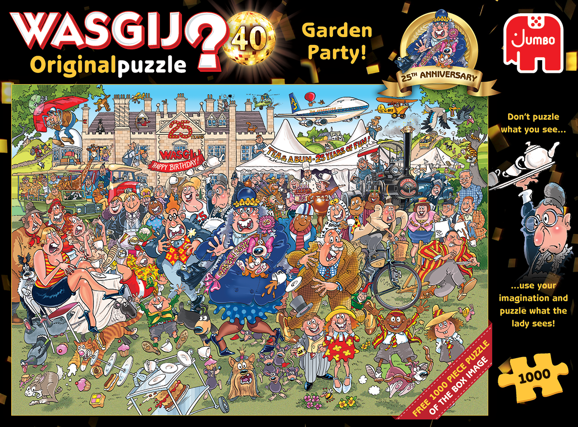 Wasgij - Original - #40 - Have Fest! 25 Års Jubiløum (2x1000 brikker)