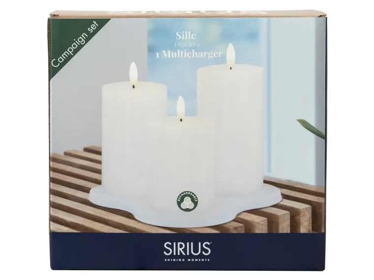 Sille Genopladelig Sæt 3 stk. Special sampak - Limited