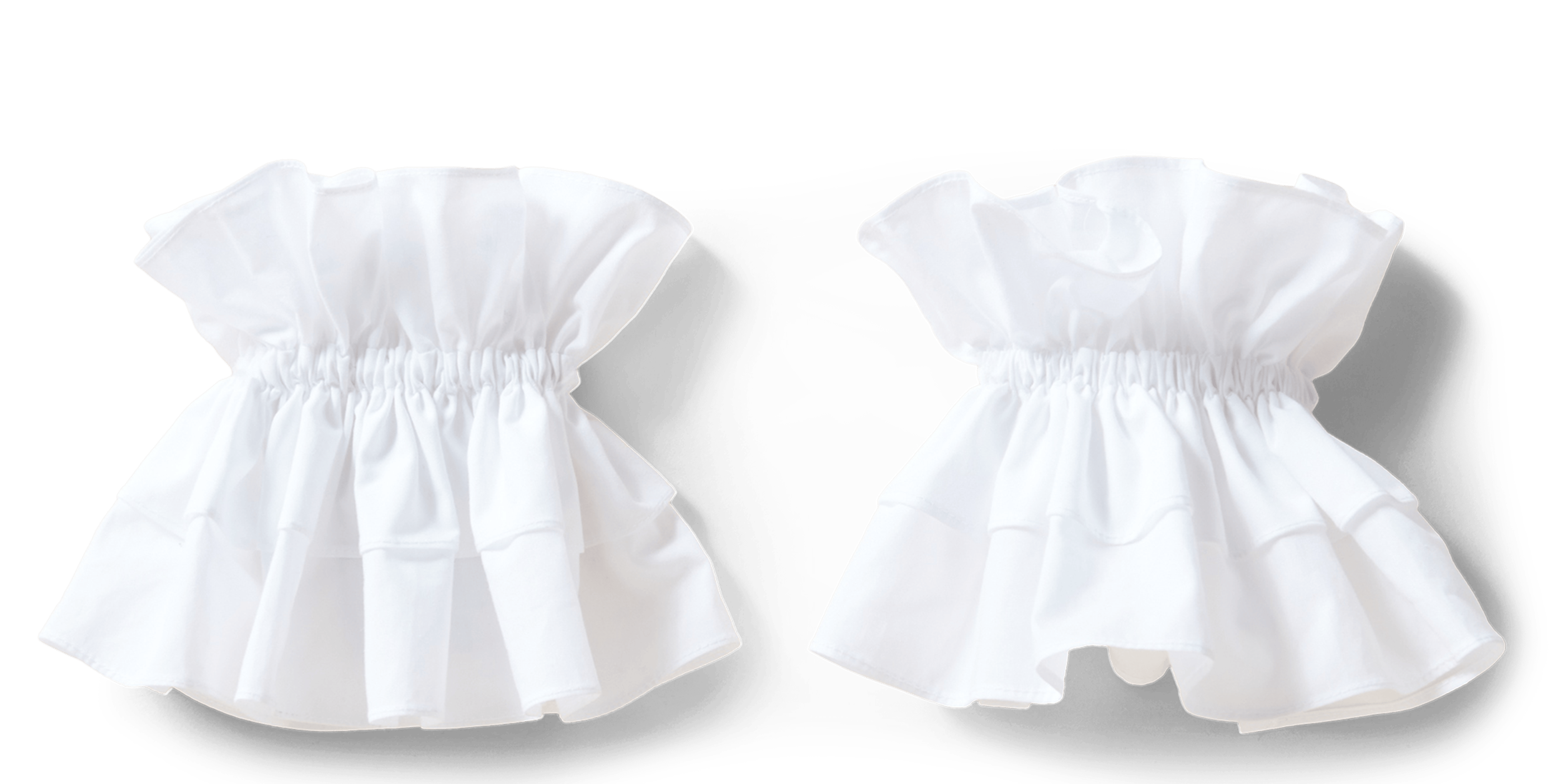 Poignets en coton | Blanc