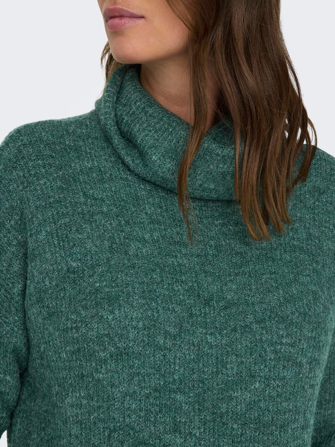 OLMJANA Langes Kleid Mallard Green