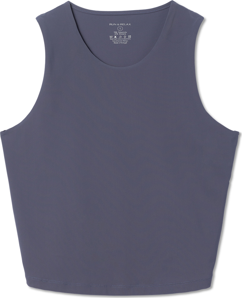 Cropped Sweat Top Dame 321/Due Blue