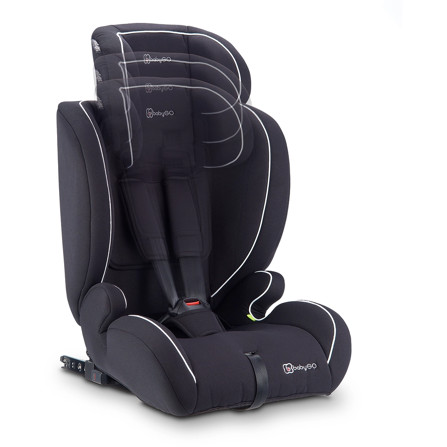 babyGO Kindersitz FreeFix Black