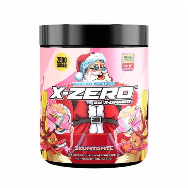 X-GAMER Energidrikkpulver X-Zero 160 gram Skumtomte