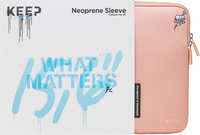 KEEP 15.6’’ neopren laptop-sleeve (monkey coral pearl)