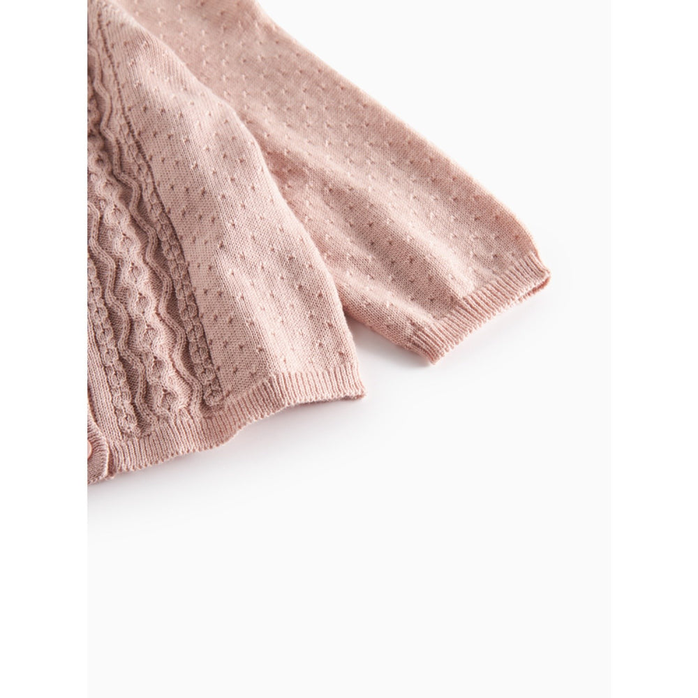 Køb MarMar Modal Mix Cable Faded Rose Totti Strik Cardigan