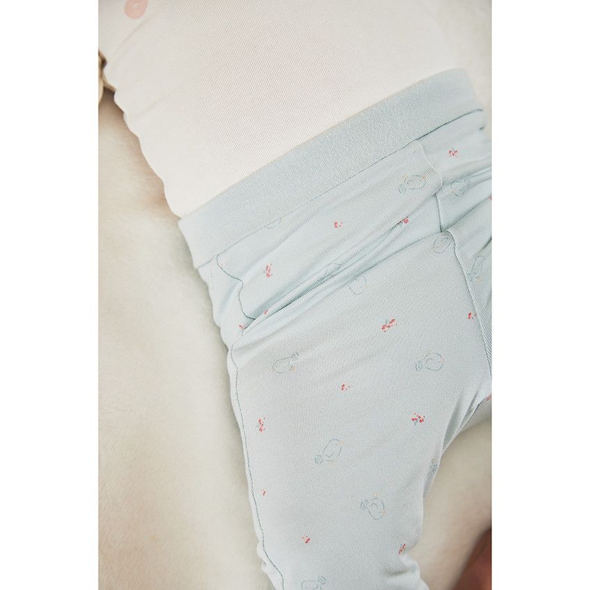 Ensemble 3 pièces en jersey pour bébé fille - Ecru