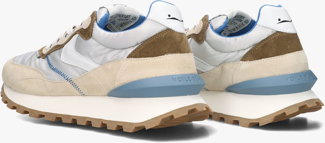 VOILE BLANCHE grijze voile blanche lage sneakers qwark hype man