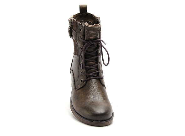 Mustang boots bottine talons femme 1229521 marron