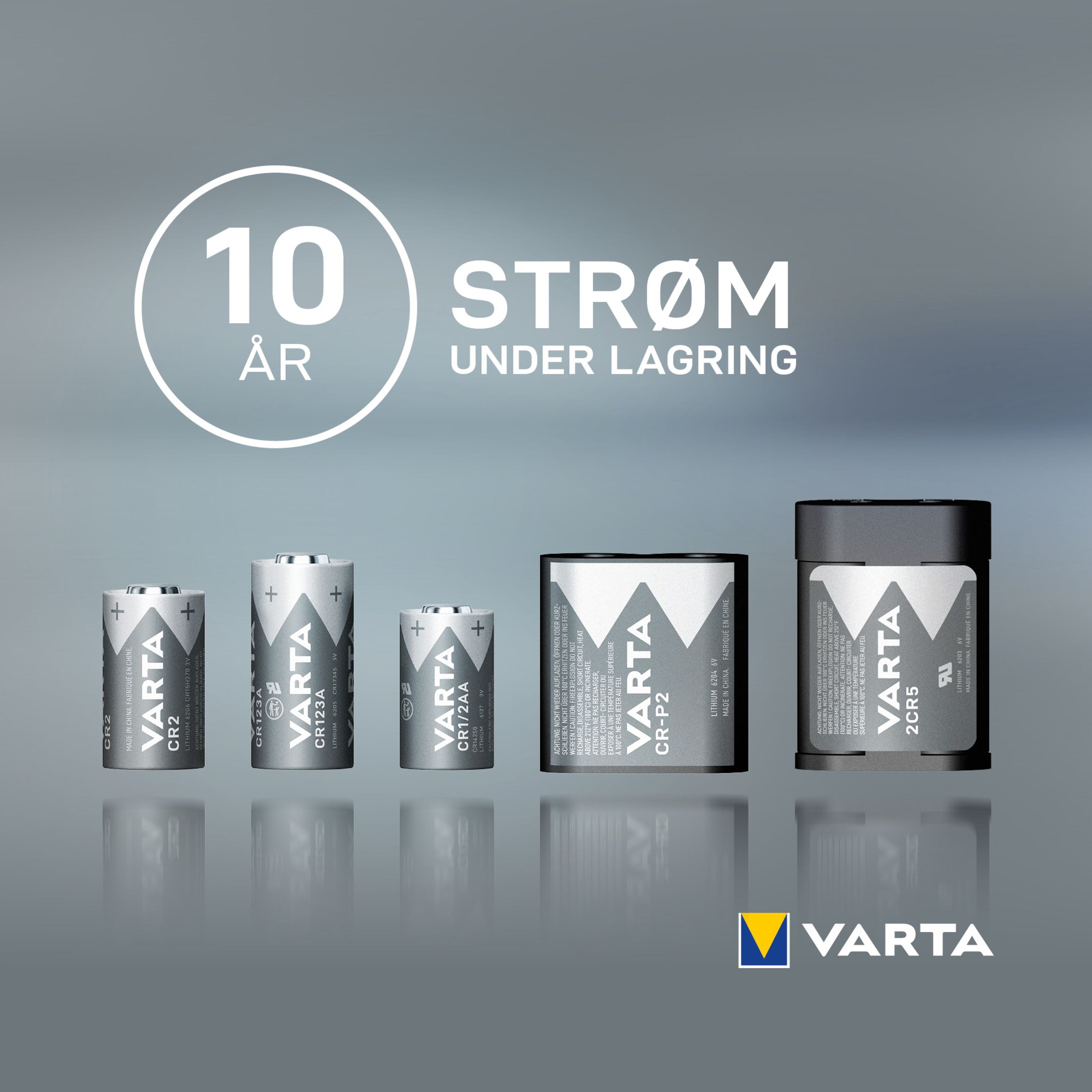 Varta Litiumbatteri 223/CR-P2 1-pk.