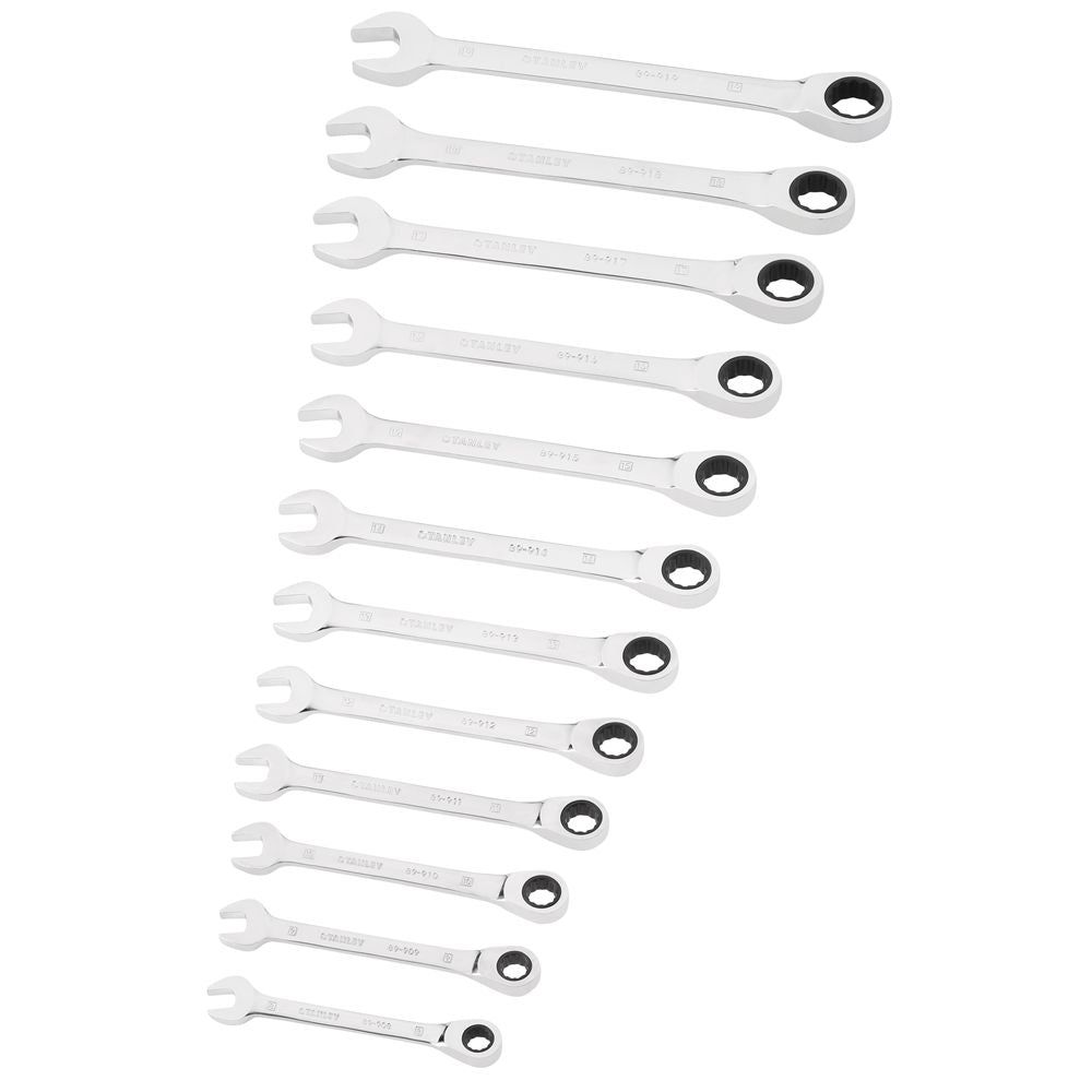 Stanley STMT82847-0 Rinsteeksleutelset met ratelring 12-delig
