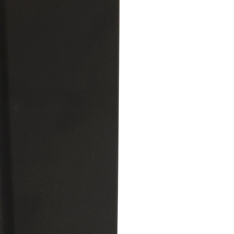Buiten paaltje zwart opaal glas 30 cm grondpin en kabelmof - Denmark
