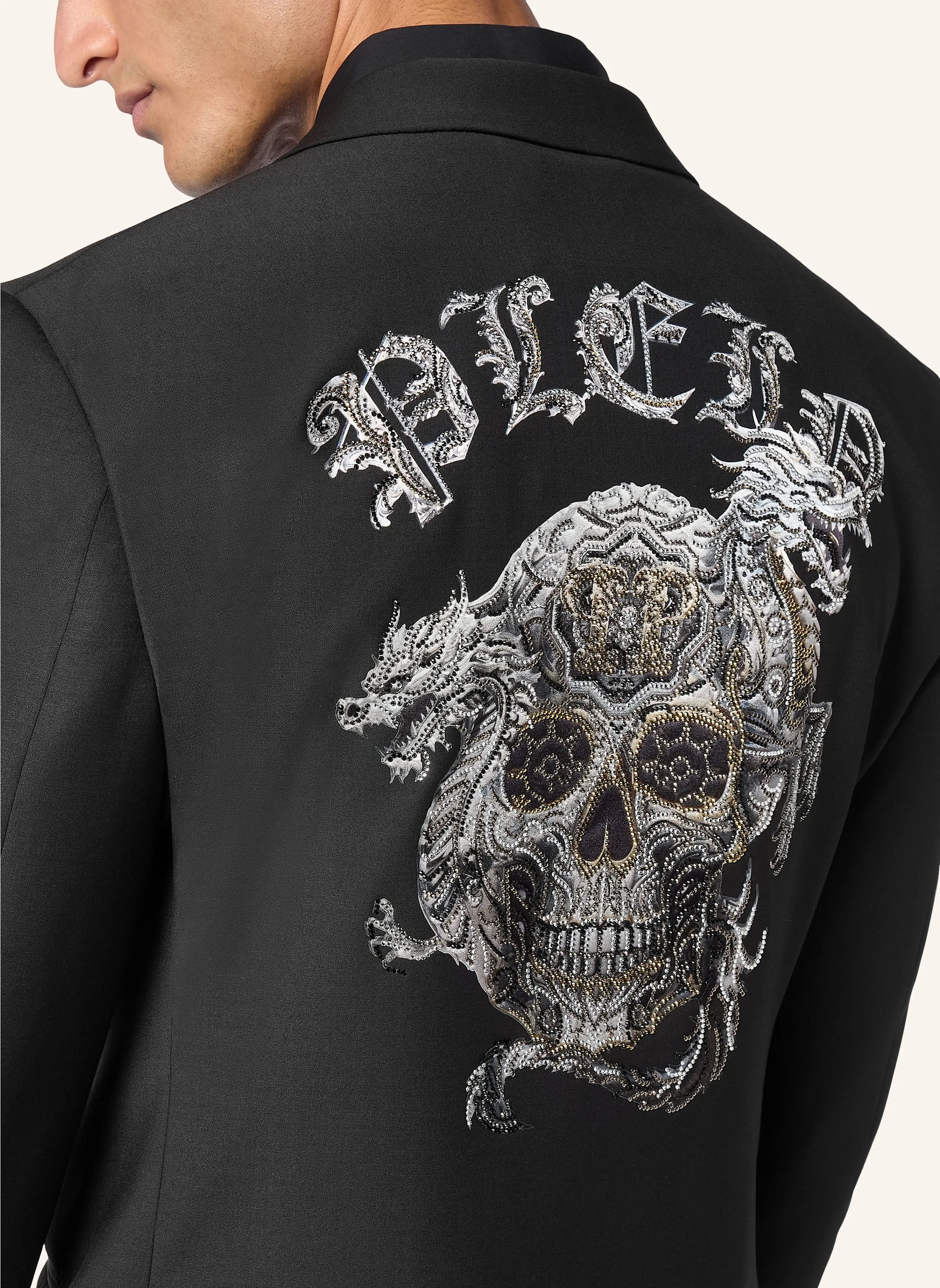 PHILIPP PLEIN Woll Sakko SKULL