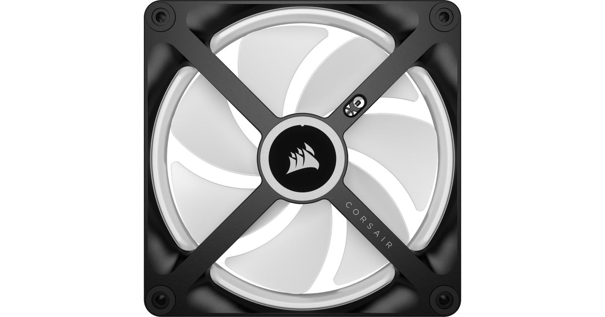 CorsairiCUE LINK QX140 RGB Uitbreidingskit case fan  (Zwart, 140 x 140 x 25 mm, PWM)