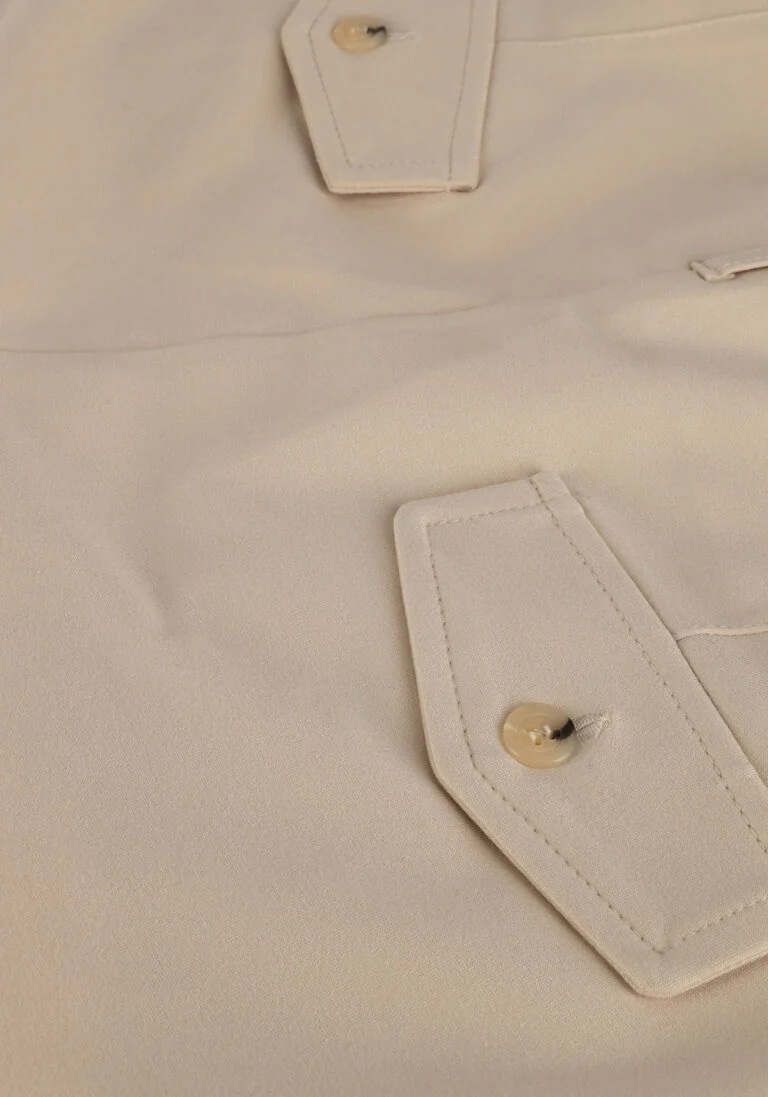 SUMMUM witte summum flared broek trousers punto milano