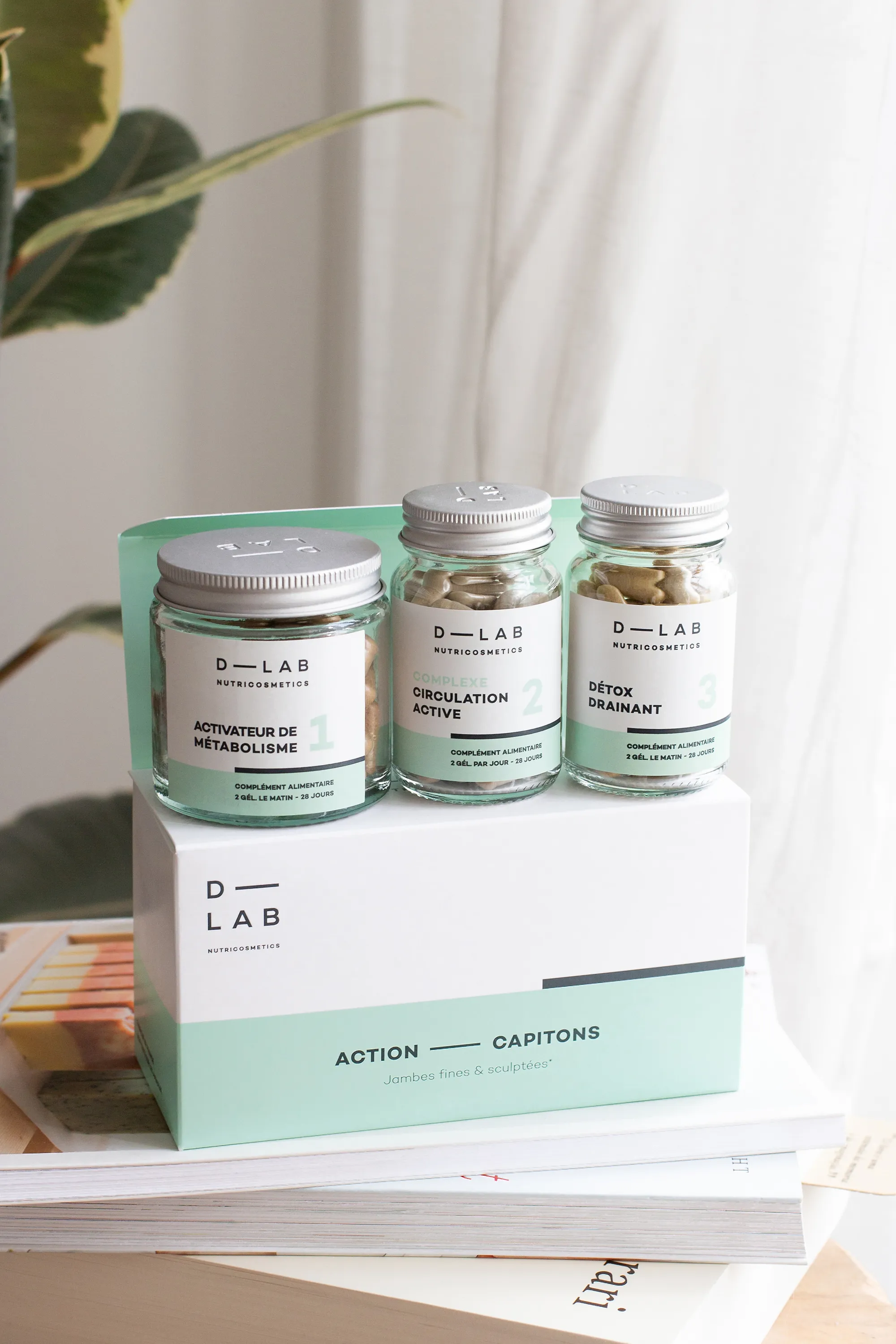 D-LAB Nutricosmetics Compléments alimentaires Programme Action-Capitons-397 g