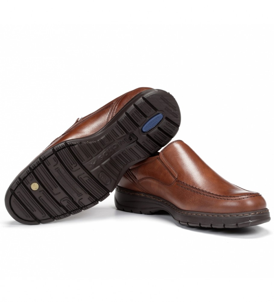 Sapatos de couro Fluchos 9144 Crono Marrom