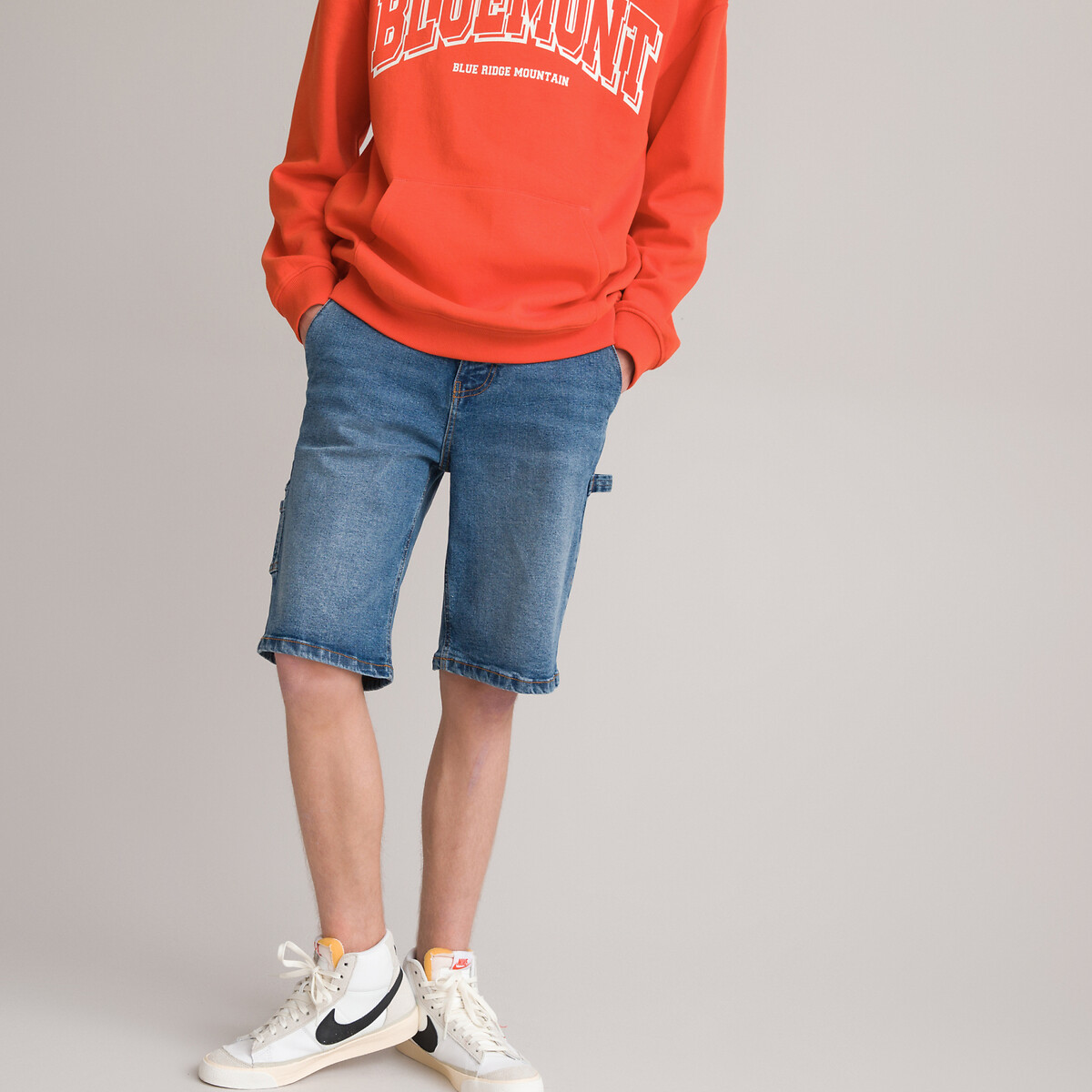 COLEÇÃO LA REDOUTE<br>Bermudas estilo operário com bolsos